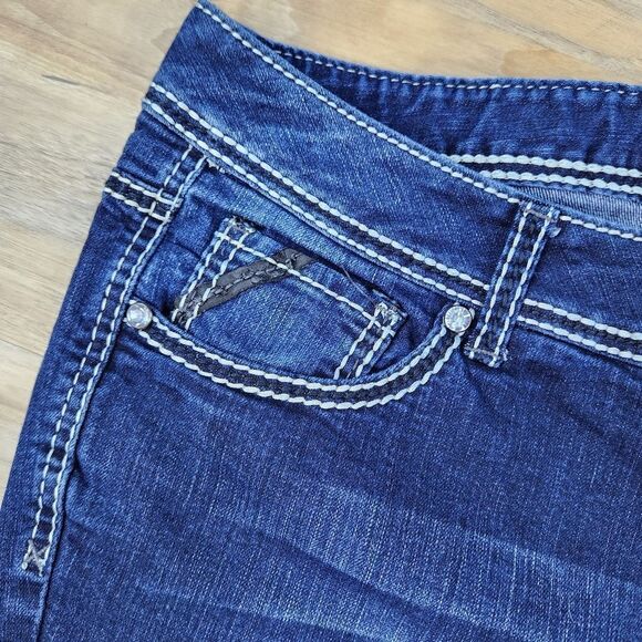 💇‍♀️Lane Bryant Bootcut Embellished Pocket Jeans Size 18 - Picture 6 of 10